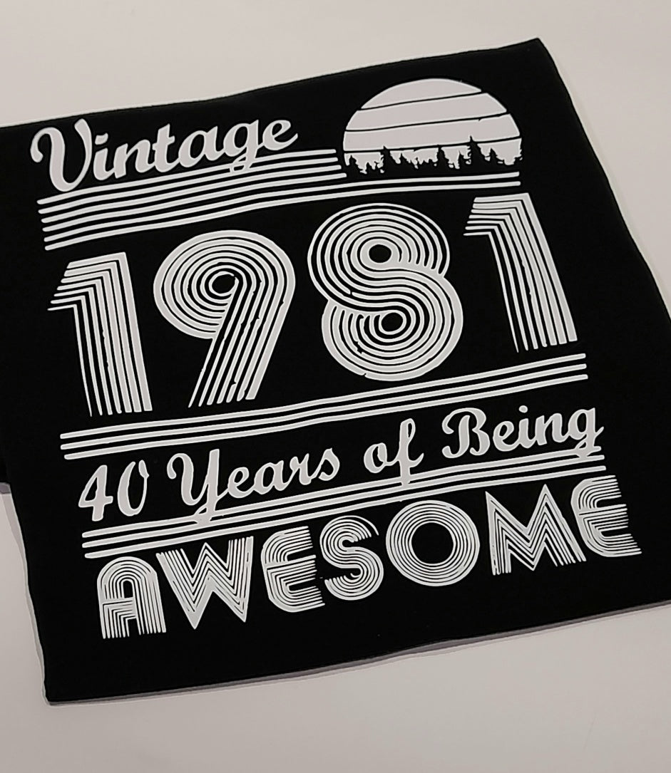 Tshirt - '40th Birthday'