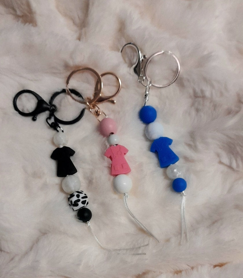 Keyring - 'handmade beaded'