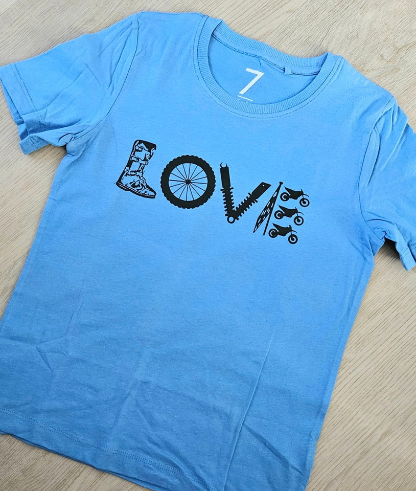 Tshirt - 'motocross love'