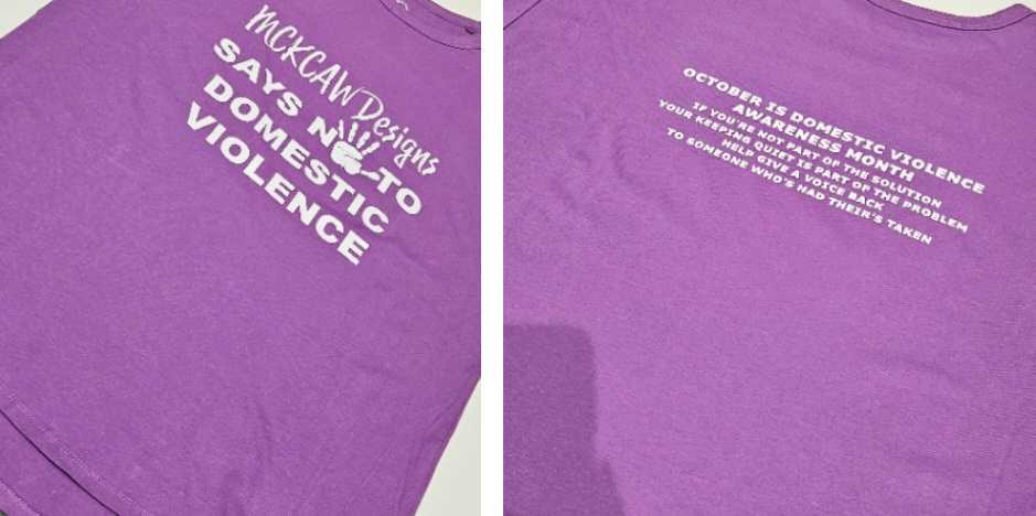 Domestic Violence Awareness Charity Fundraiser Shirt