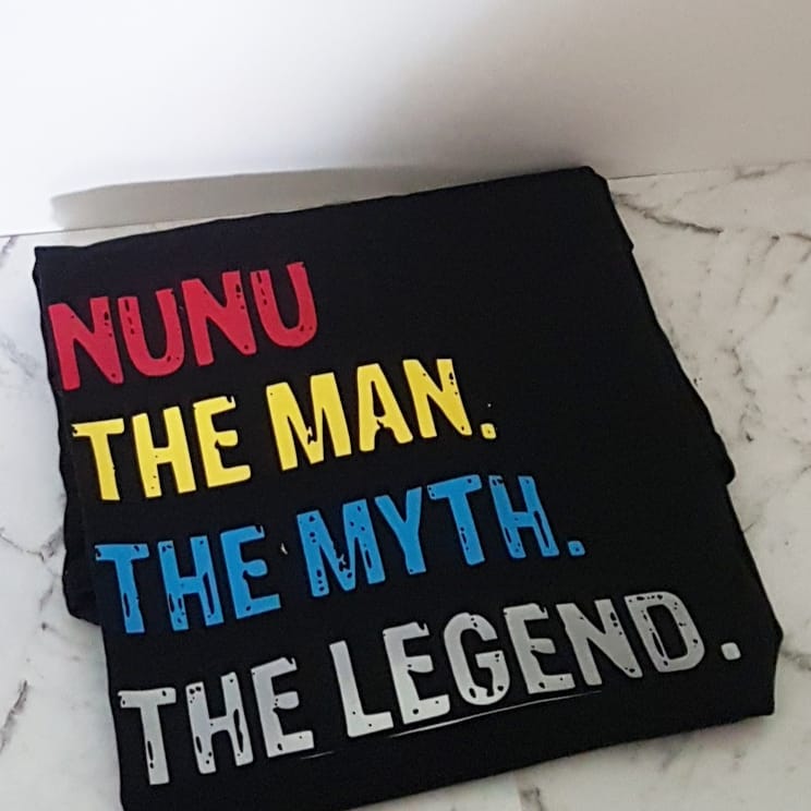 Tshirt - 'the man the myth the legend'