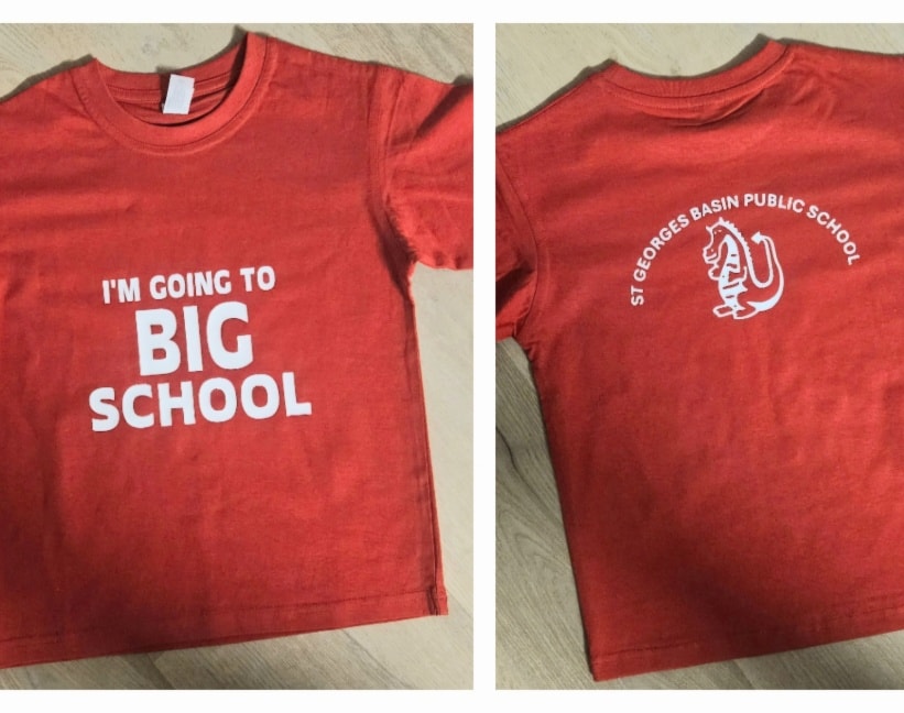 Kids Tshirt - 'I'm going to big school'