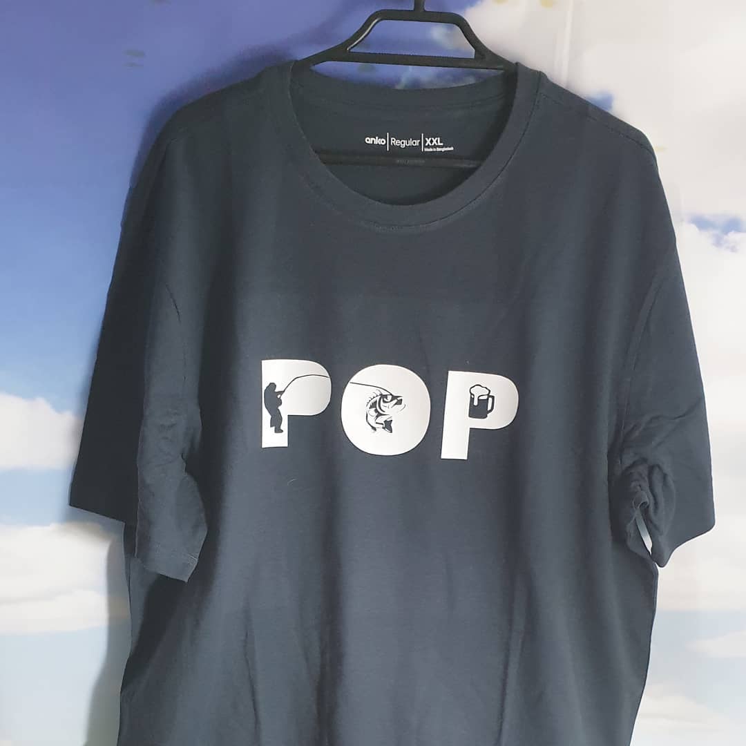 Tshirt - 'fishing dad/pop'
