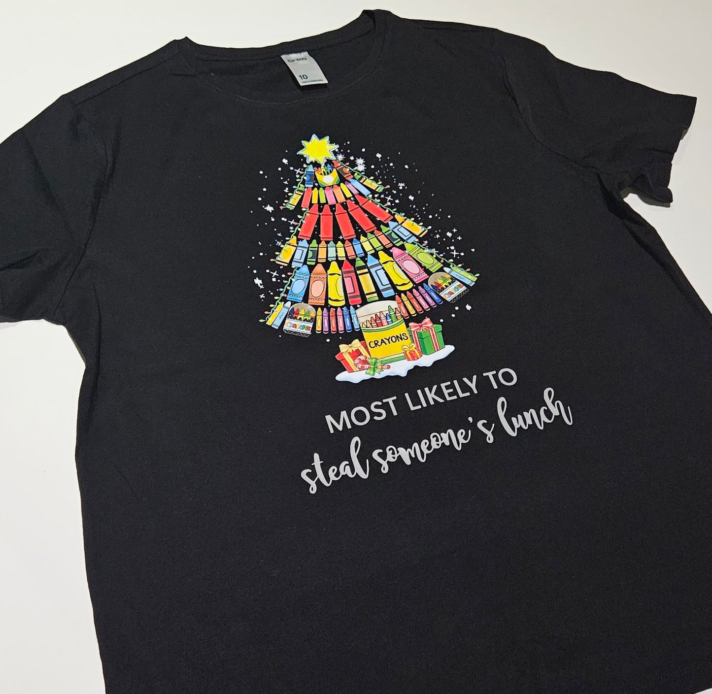 Christmas Tshirt  - 'educator most likely to'