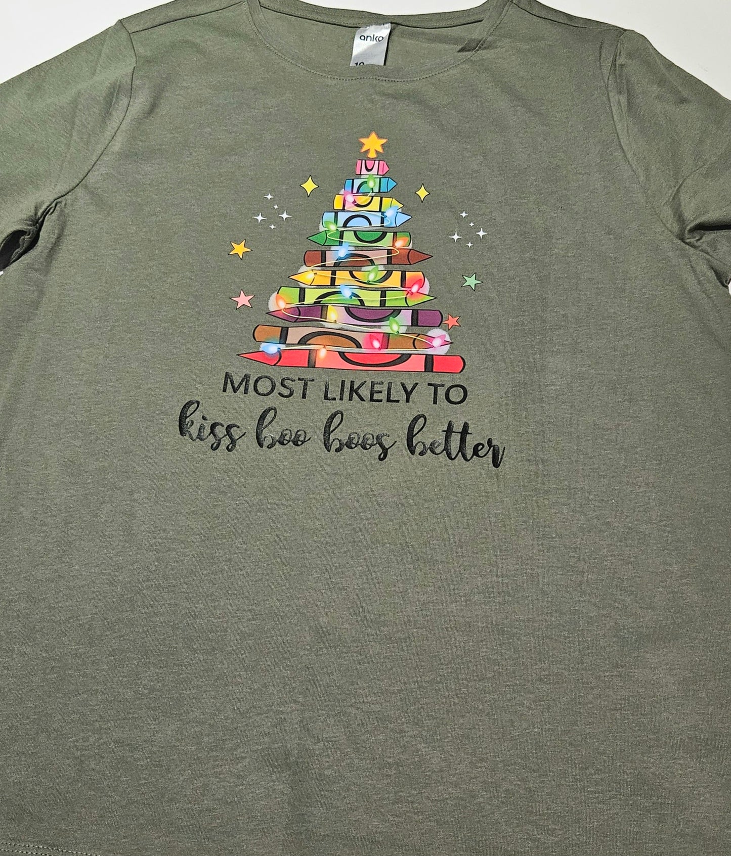 Christmas Tshirt  - 'educator most likely to'