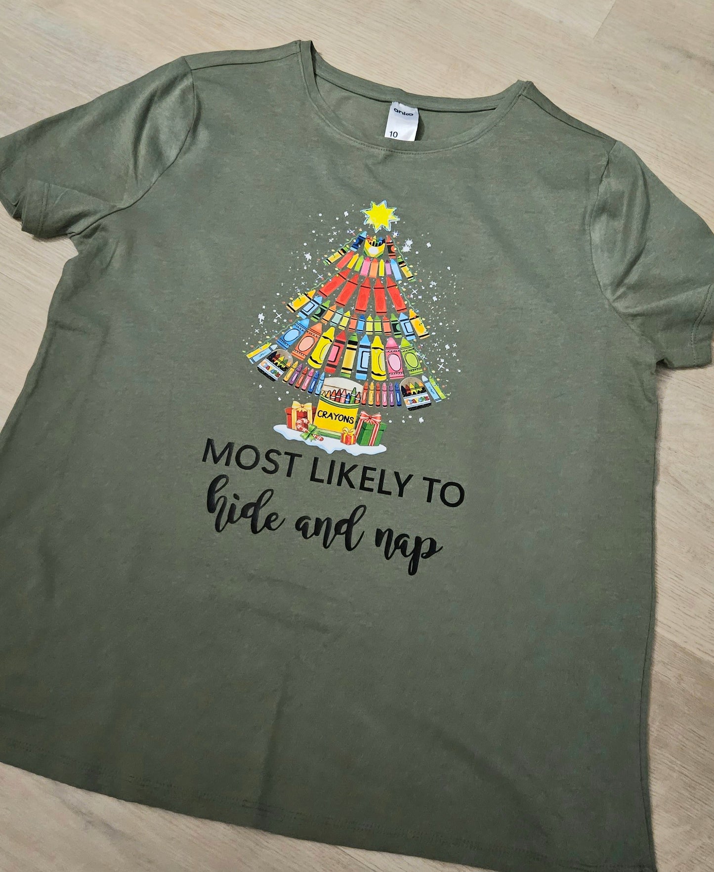 Christmas Tshirt  - 'educator most likely to'