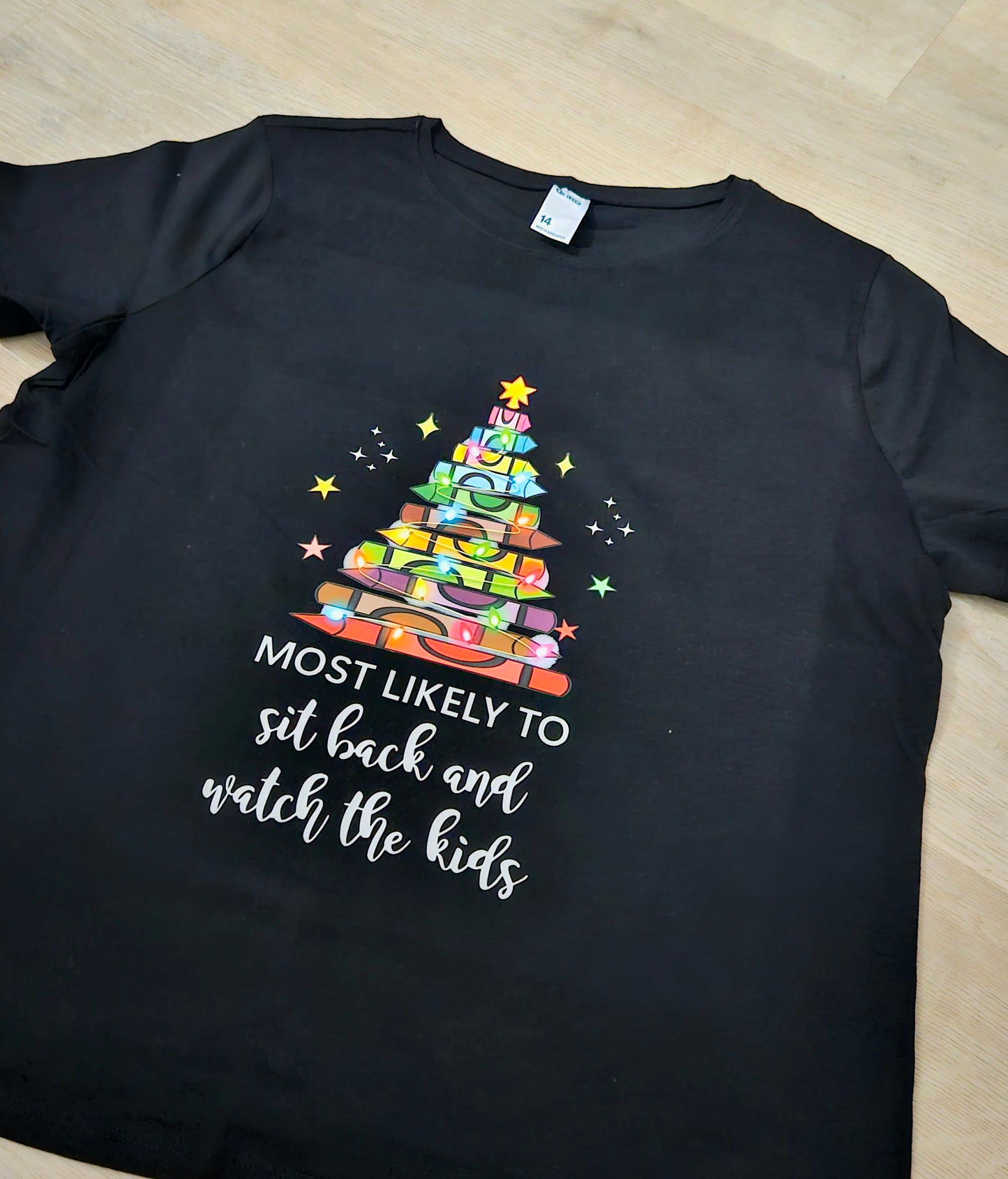 Christmas Tshirt  - 'educator most likely to'