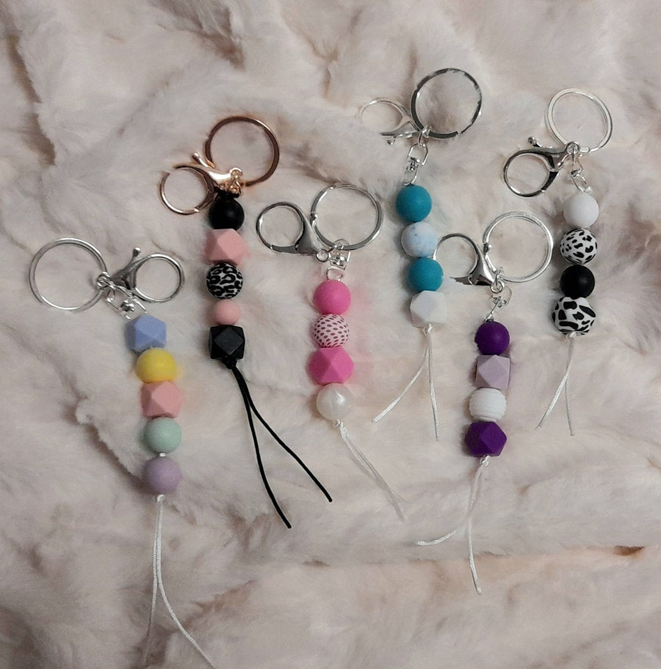 Keyring - 'handmade beaded'