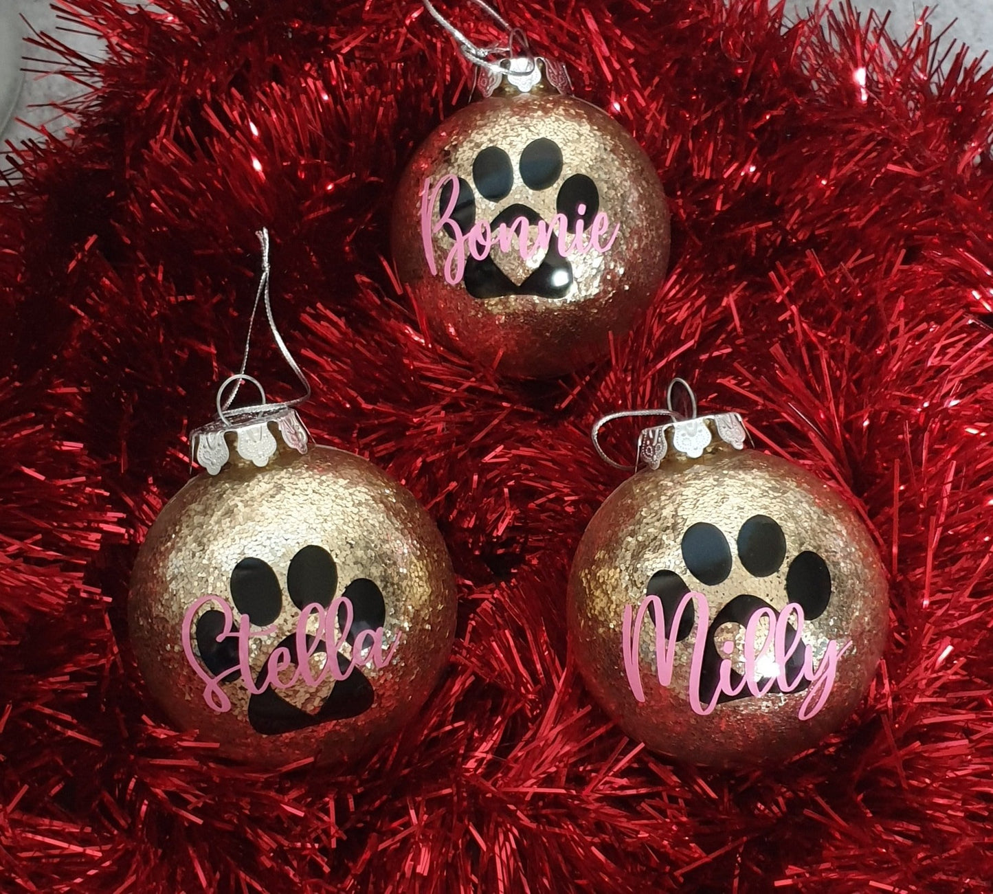 Christmas Bauble - 'glitter/custom'