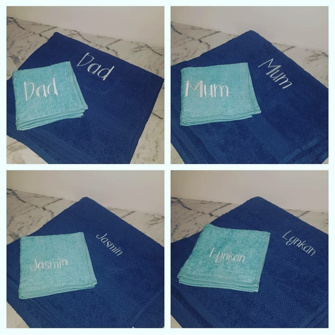 Towel with Embroidery