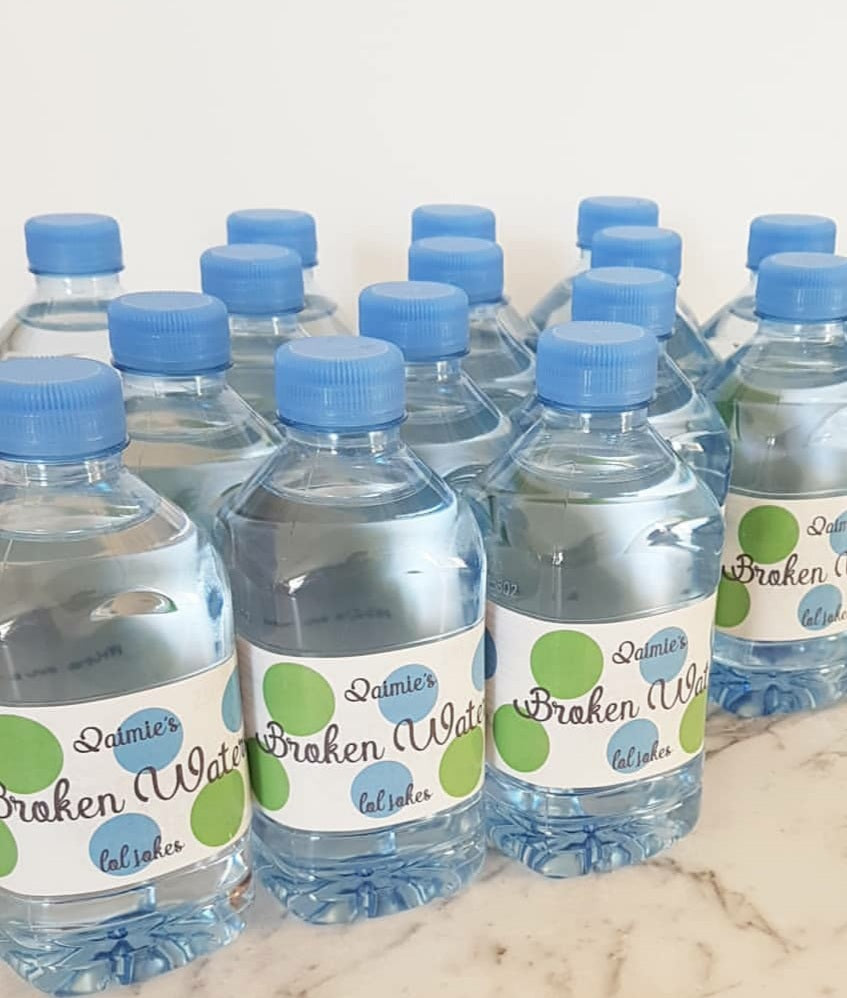 Water Bottles - 'baby themed'