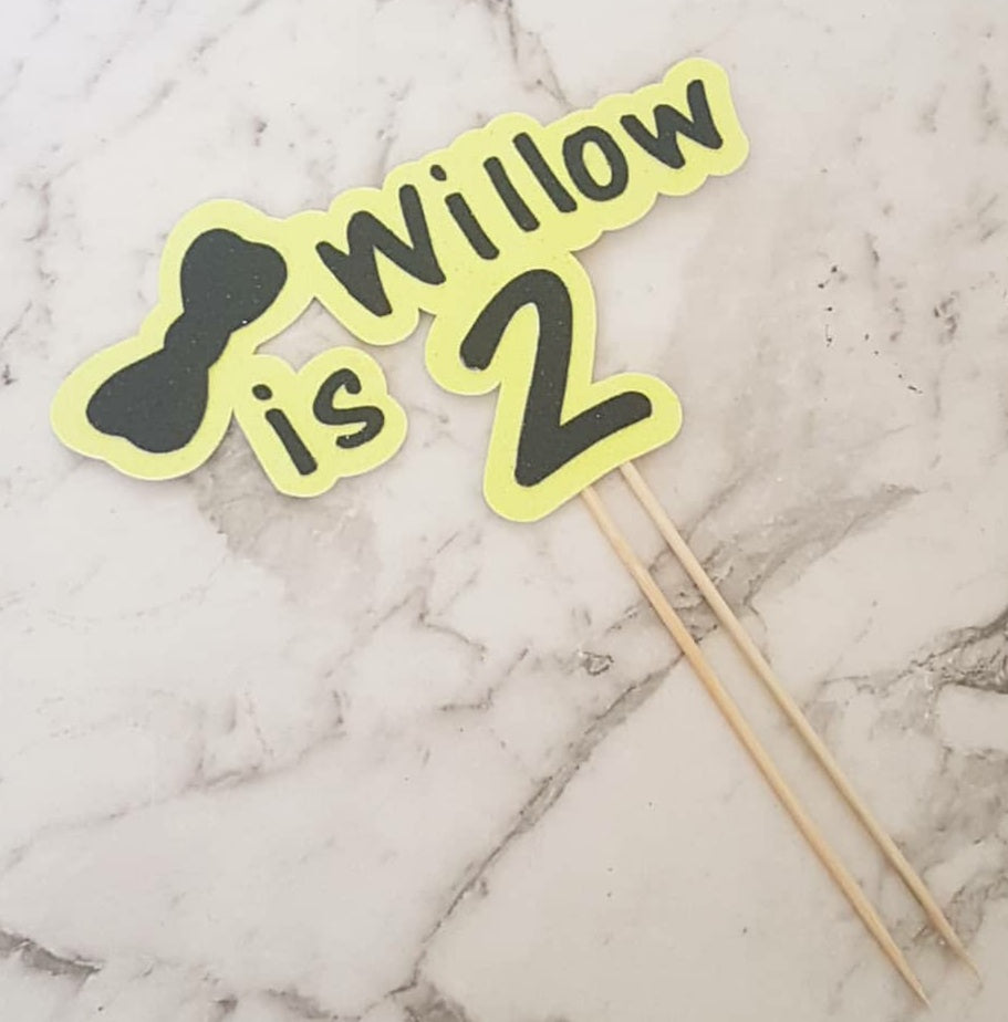 Cake Topper - 'birthday themed'