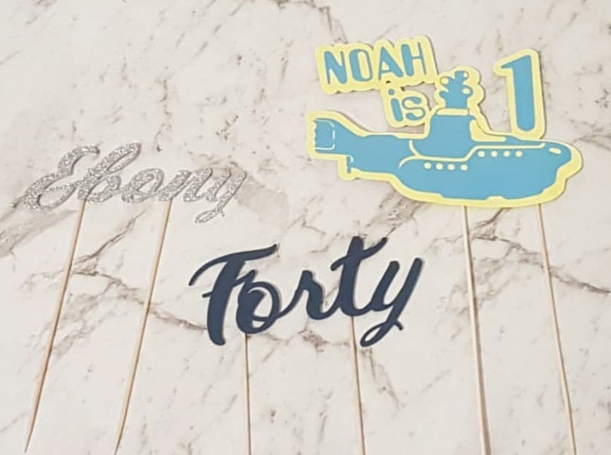 Cake Topper - 'birthday themed'