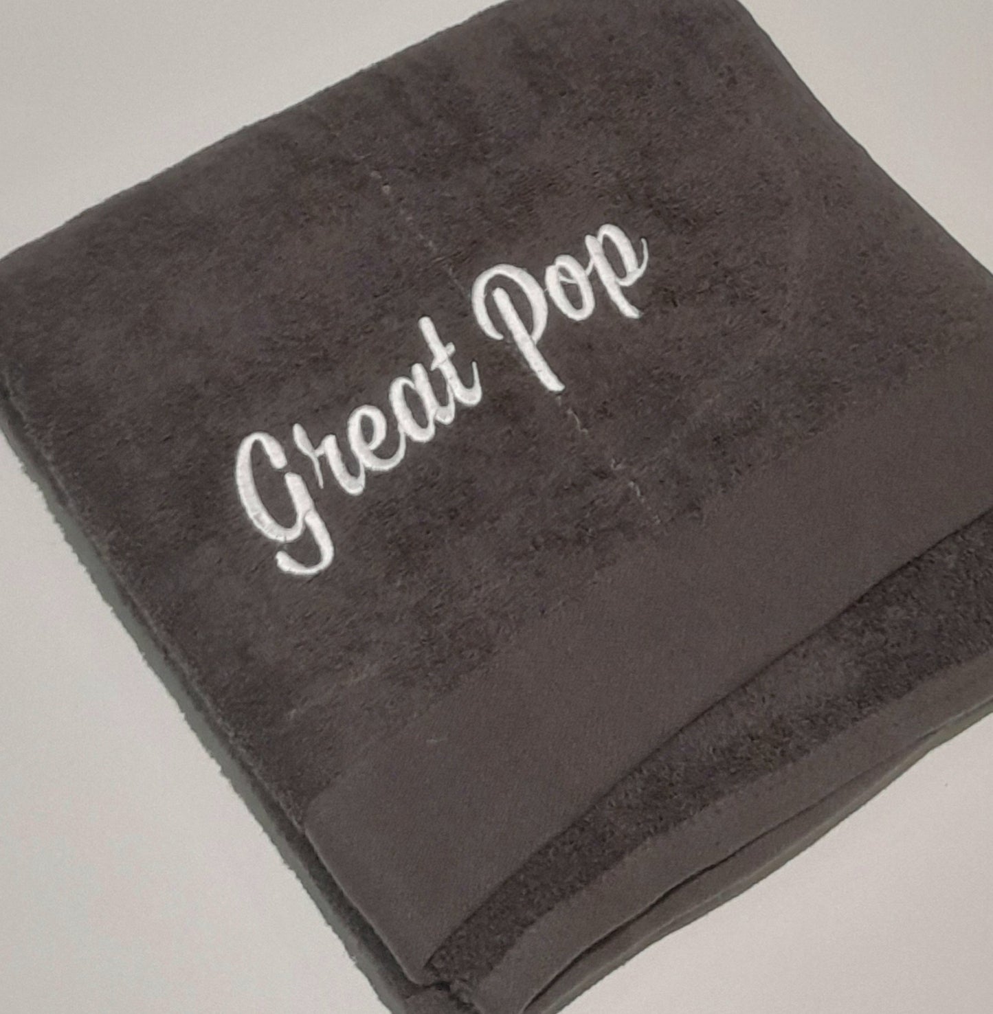 Towel with Embroidery
