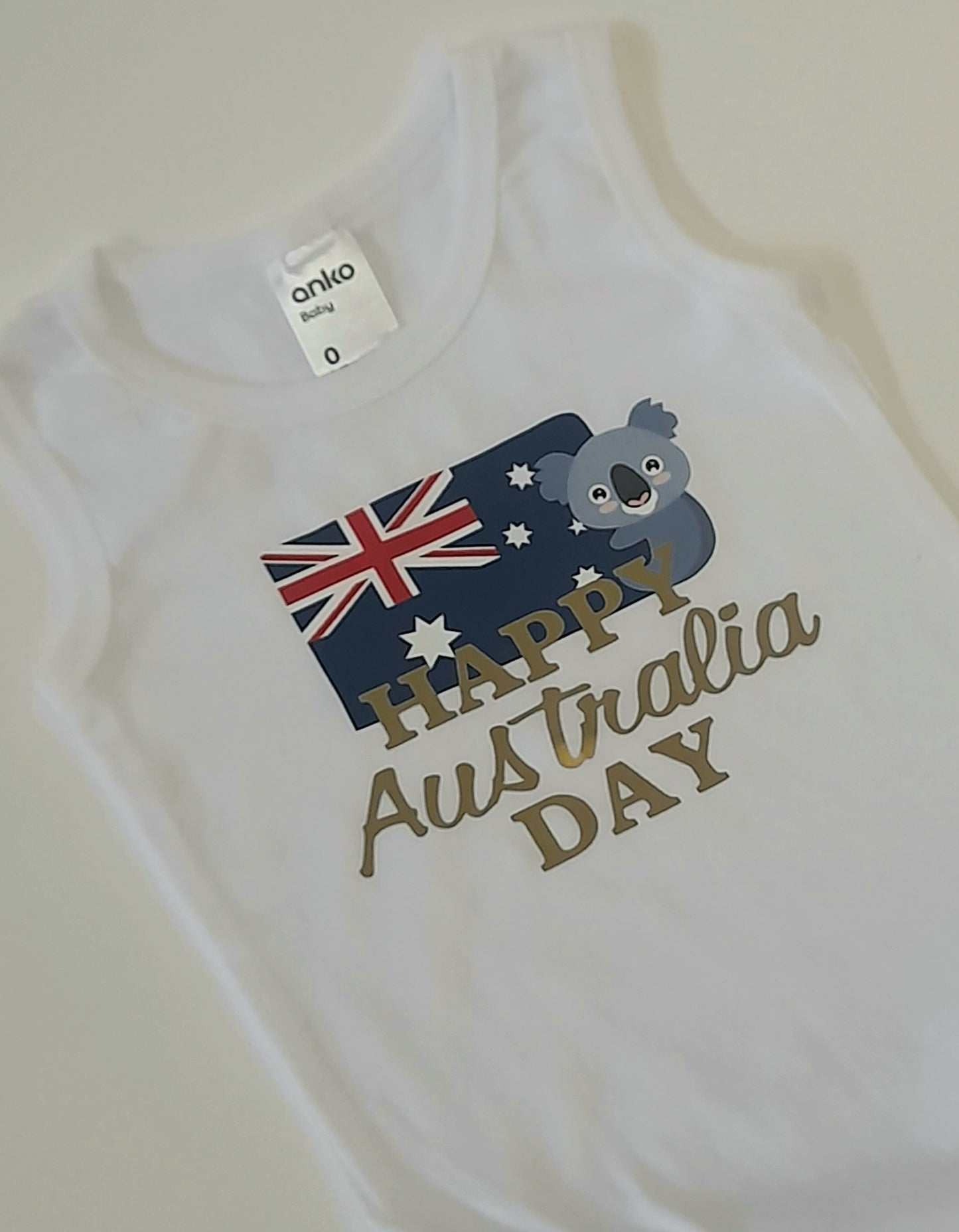 Australia Day Tshirt - 'Happy Australia Day'