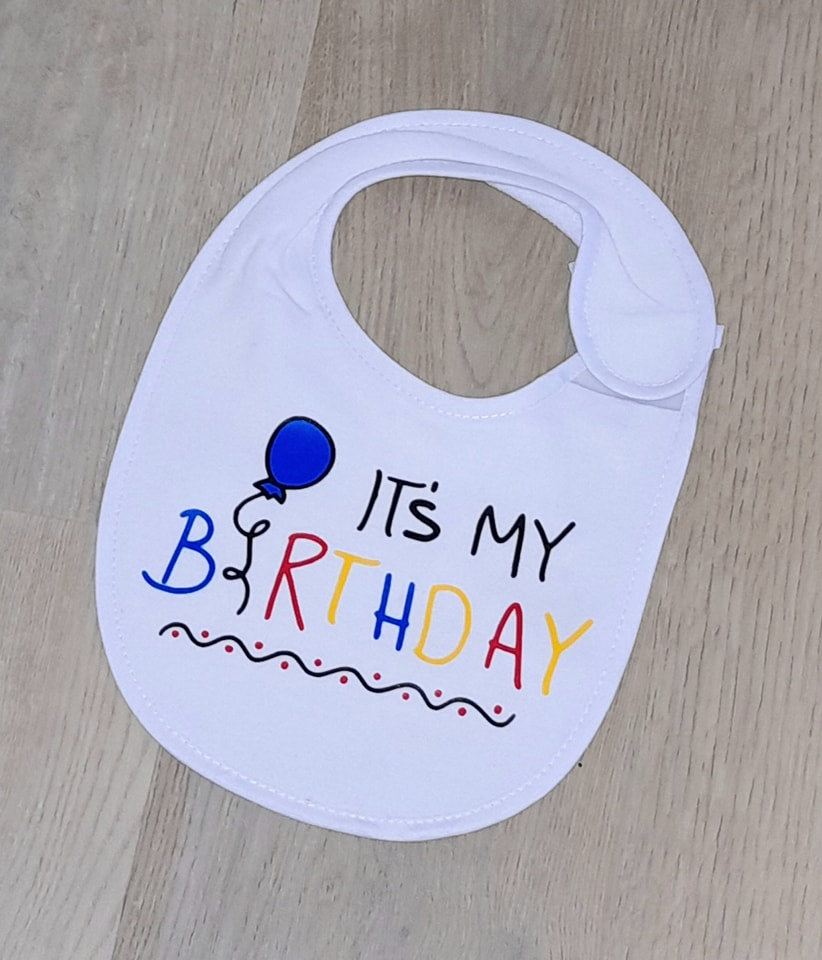 Baby Bib - 'birthday'
