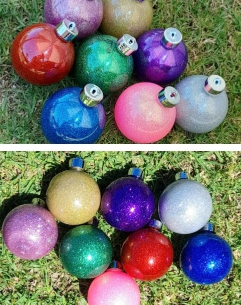Christmas Bauble - 'glitter/custom'