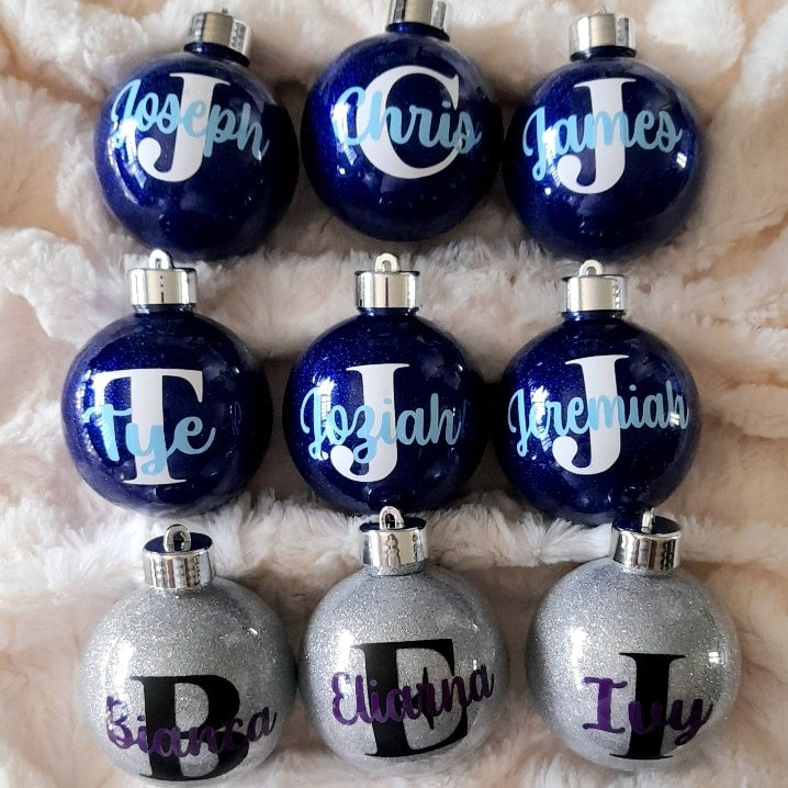 Christmas Bauble - 'glitter/custom'