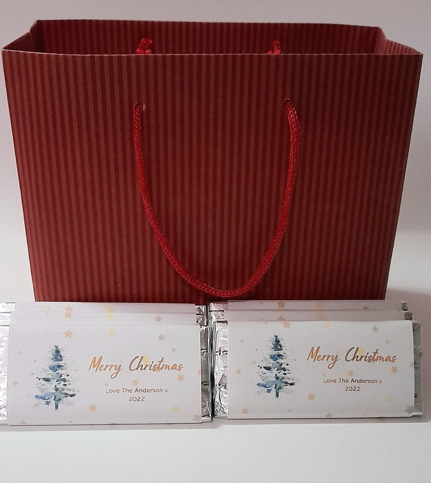 Chocolate Bars - 'christmas themed'