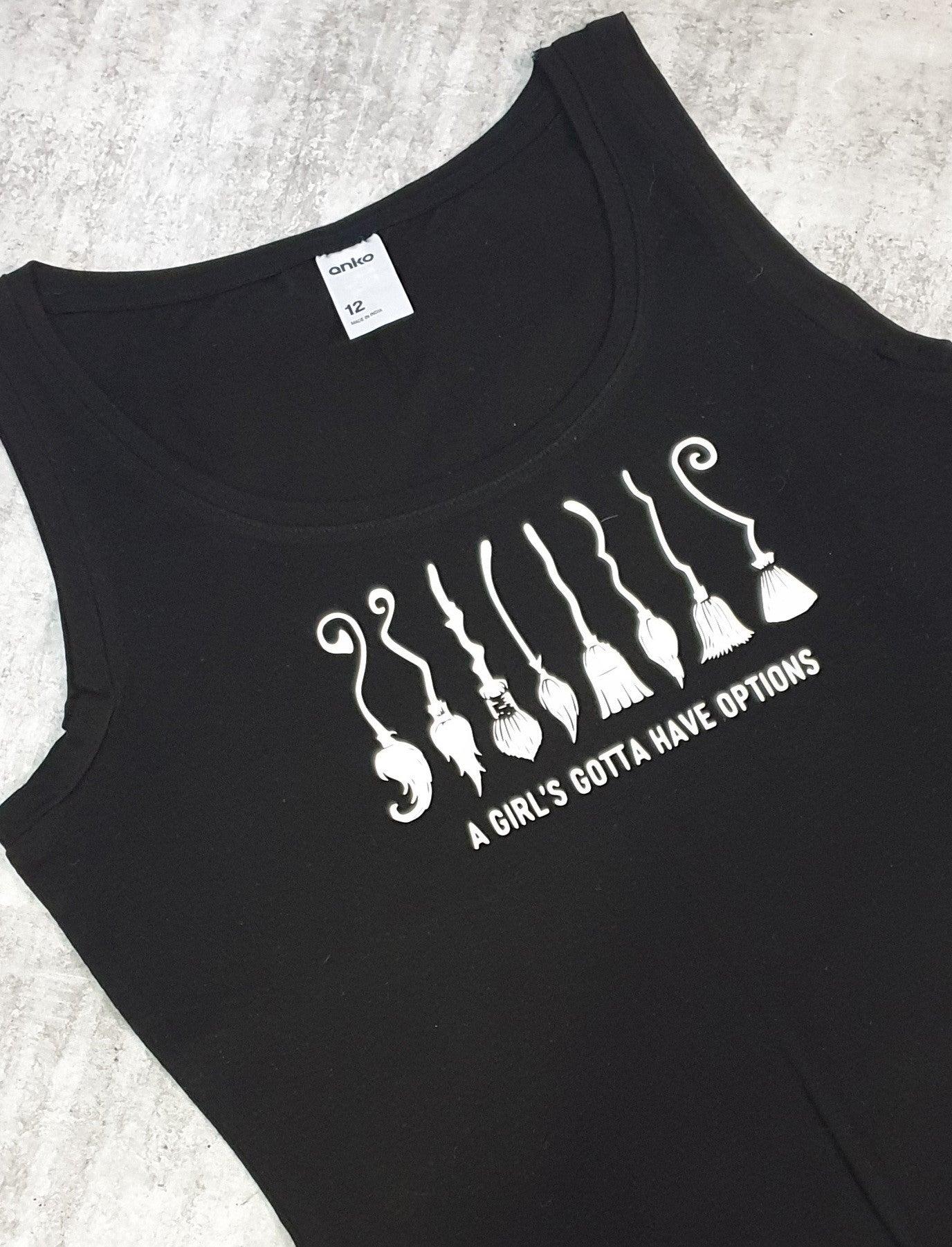 Tshirt - 'broomstick options'