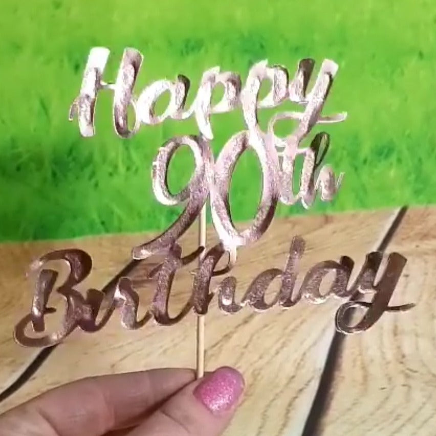Cake Topper - 'birthday themed'