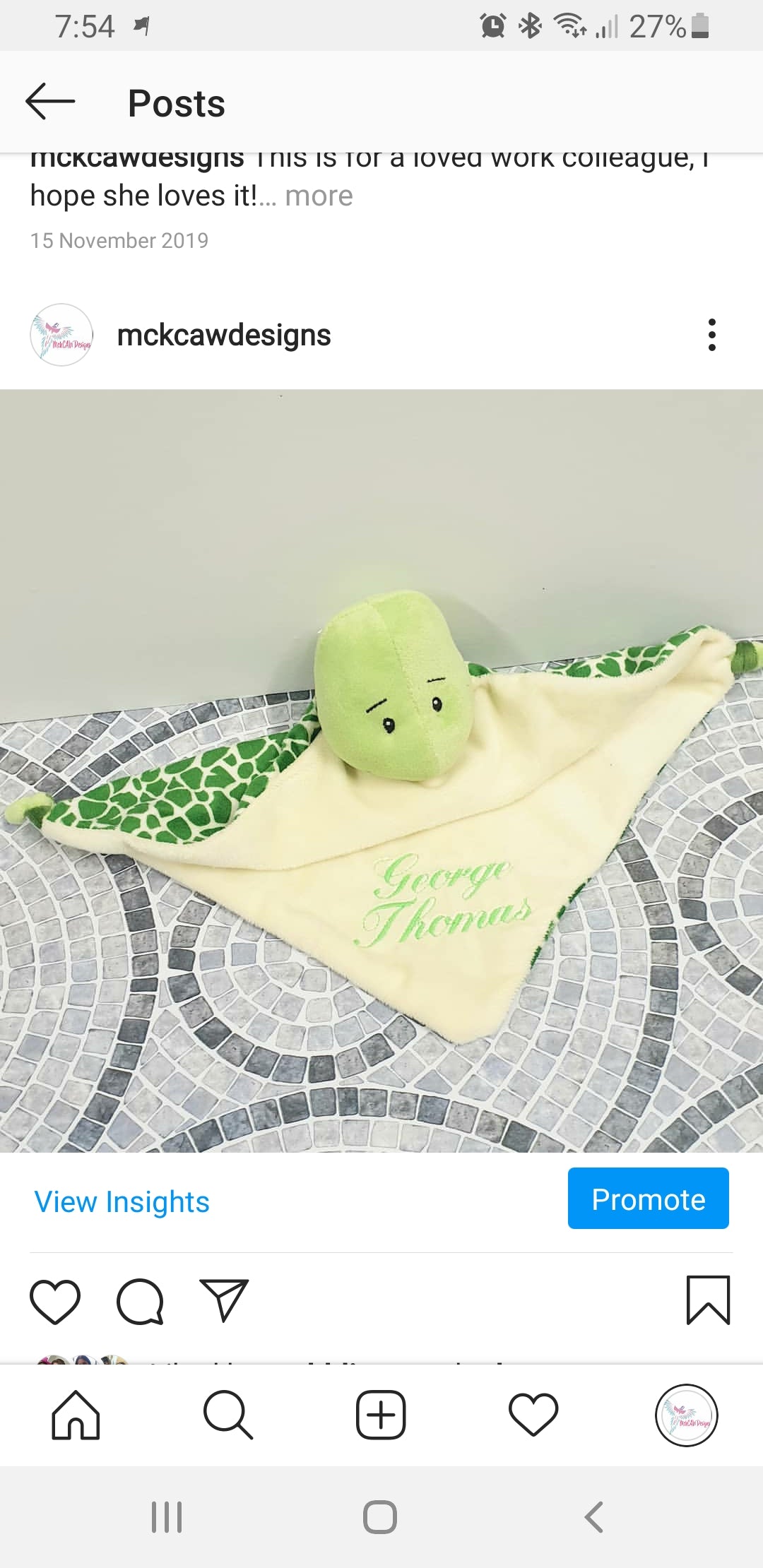 Embroider Buddy / Cubby Comforter