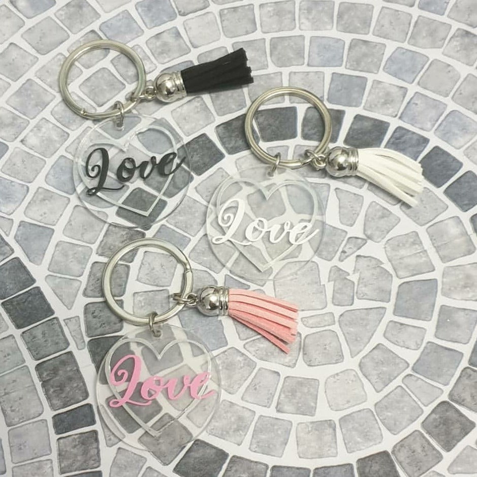 Keyring - '4cm circle'