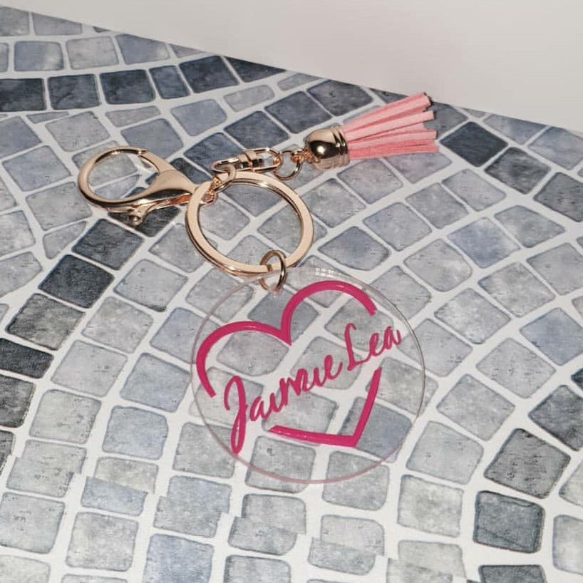 Keyring - '4cm circle'