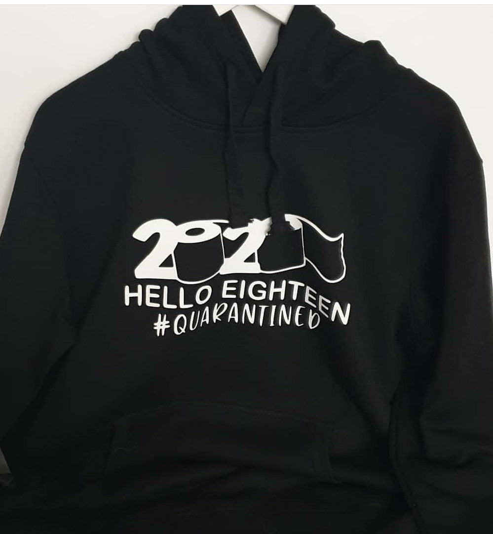 Hoodie - 'covid 18th birthday'