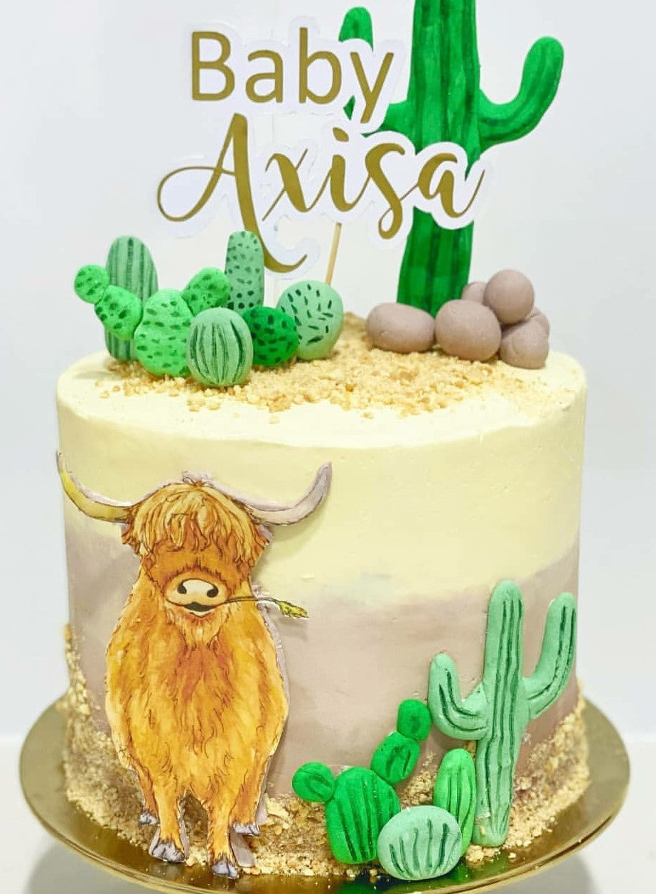 Cake Topper - 'baby themed'