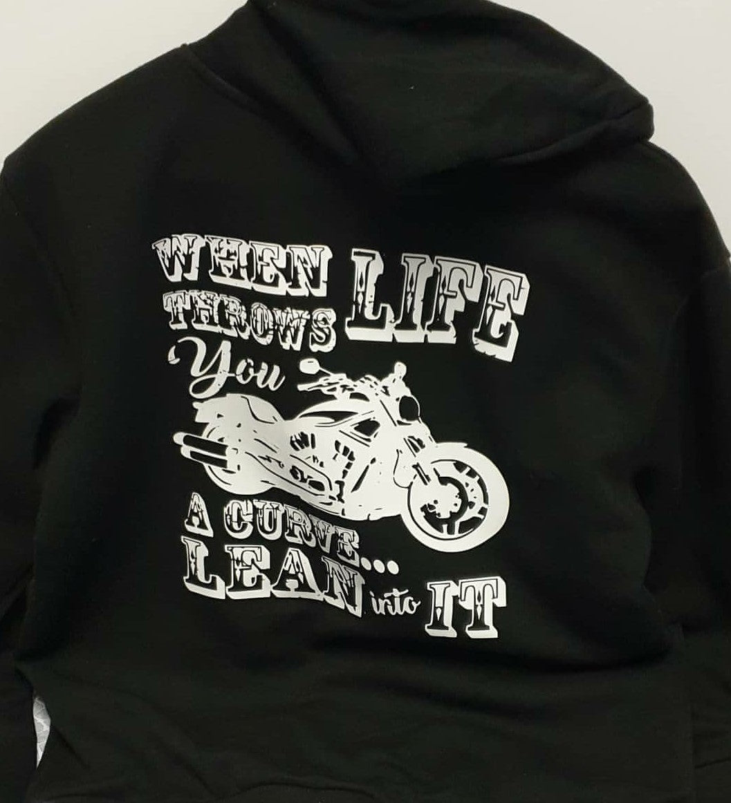 Hoodie - 'lean into it'