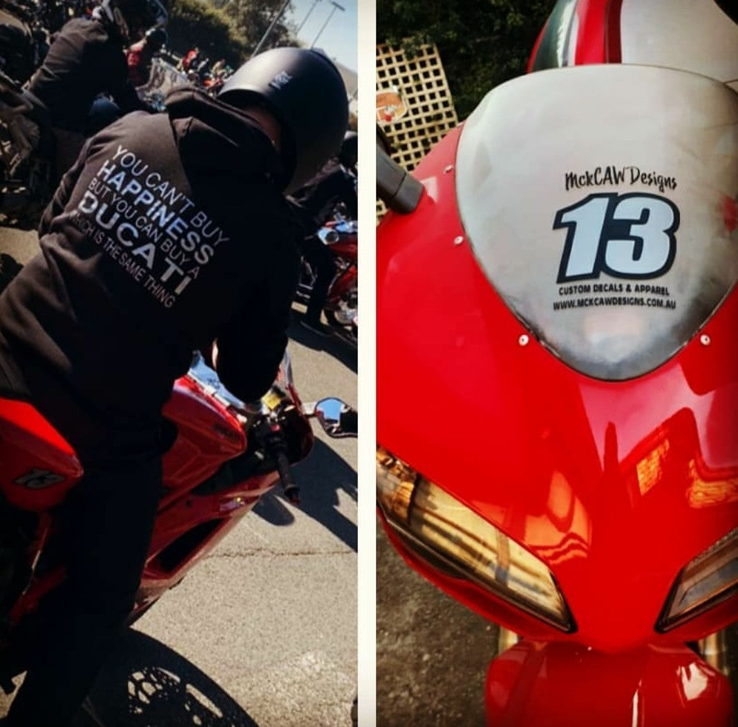 Hoodie - 'you can't buy happiness'