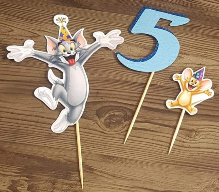 Cake Topper - 'birthday themed'