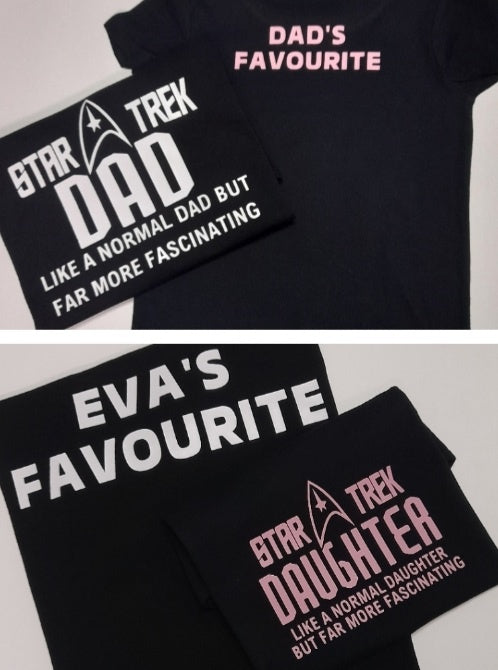 Tshirt - 'star trek family'