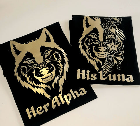 Booktok Design - 'her alpha / his luna'