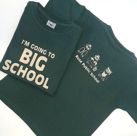 Kids Tshirt - 'I'm going to big school'