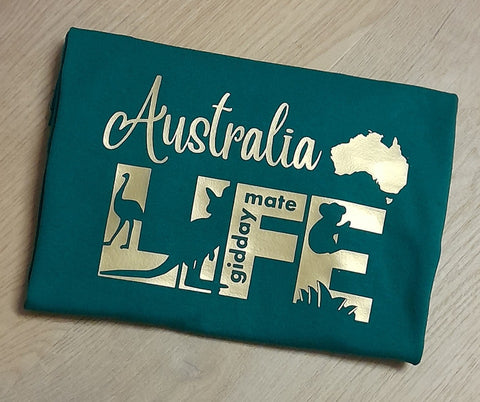 Australia Day Tshirt - 'Australia Life'