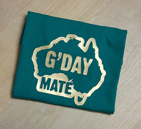 Australia Day Tshirt - 'Gday Mate'