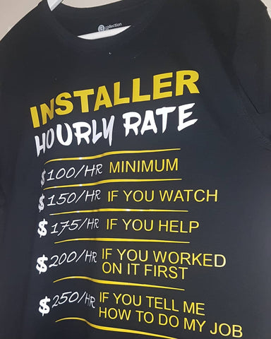 Tshirt - 'installer'