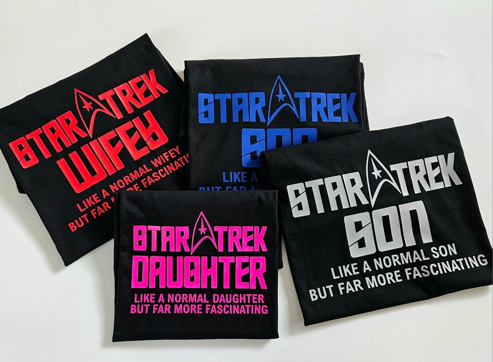 Tshirt - 'star trek family'