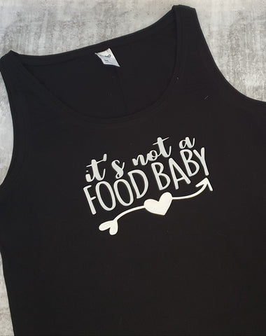 Pregnancy Tshirt - 'it's not a food baby'