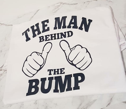 Tshirt - 'the man behind the bump'