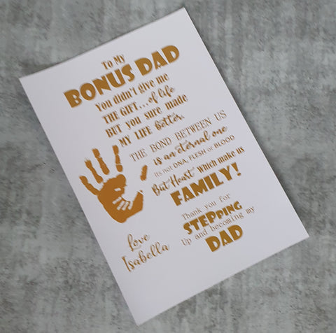 Print - 'bonus dad'