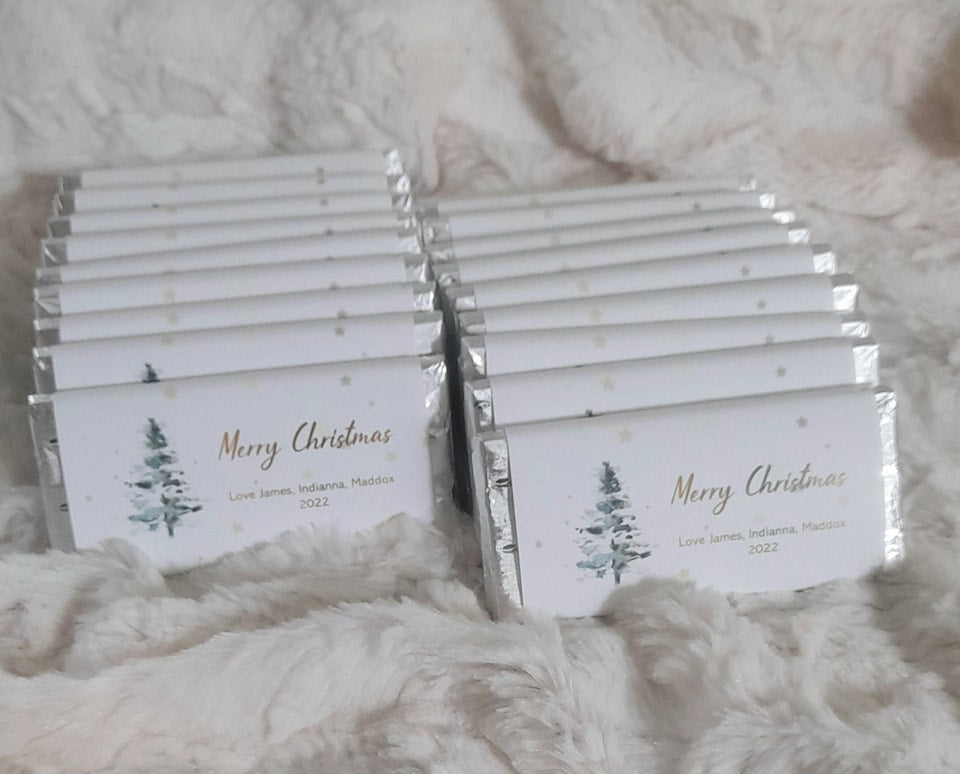 Chocolate Bars - 'christmas themed'