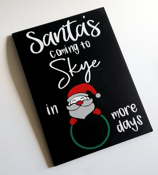 Christmas Countdown Chalk Boards