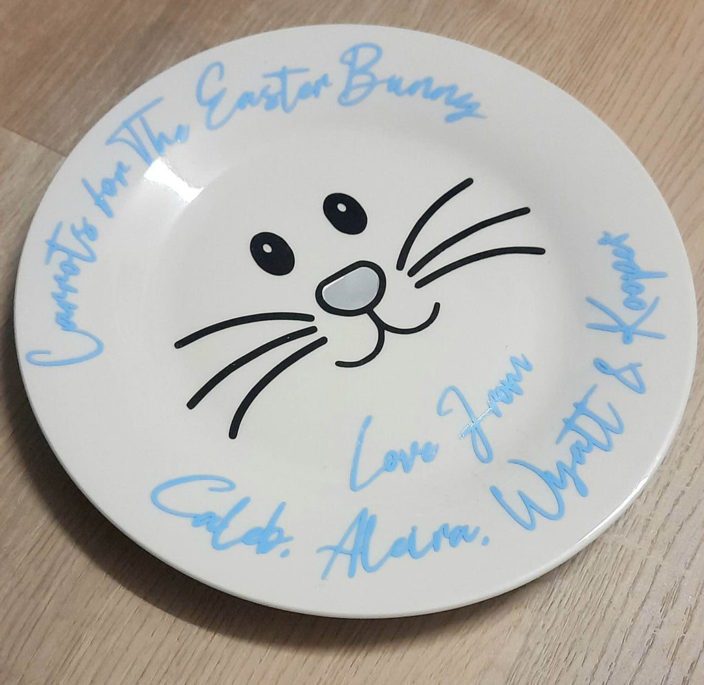 Easter Bunny Plate MCKCAW Designs