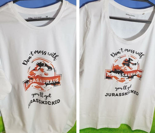 Tshirt - 'dada/mamasauraus'