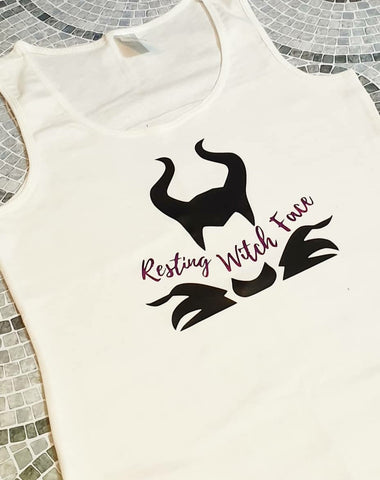 Halloween Tshirt - 'resting witch face'