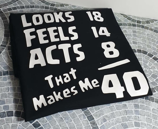 Tshirt - '40th Birthday'