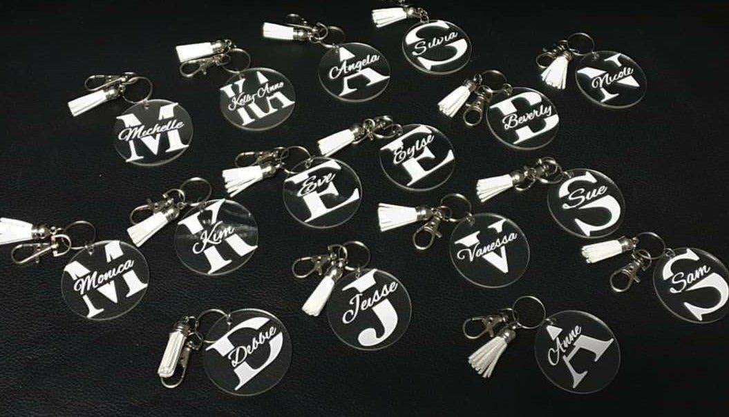 Keyring - '7cm circle'